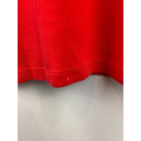 Express Red Half Zip Polo Shirt L - Picture 3 of 5